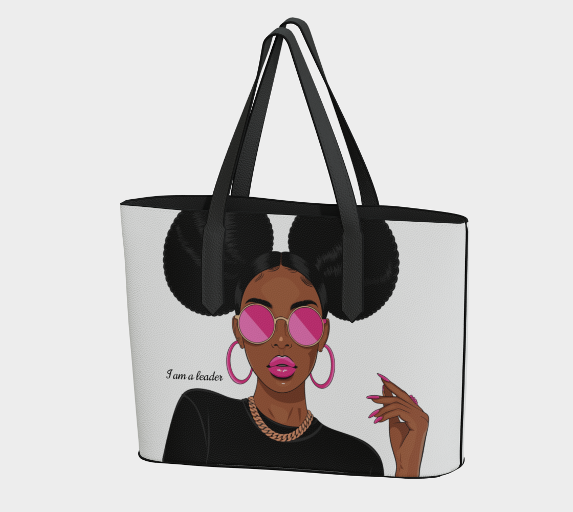 I Am A Leader. Clock it! Tote Bag