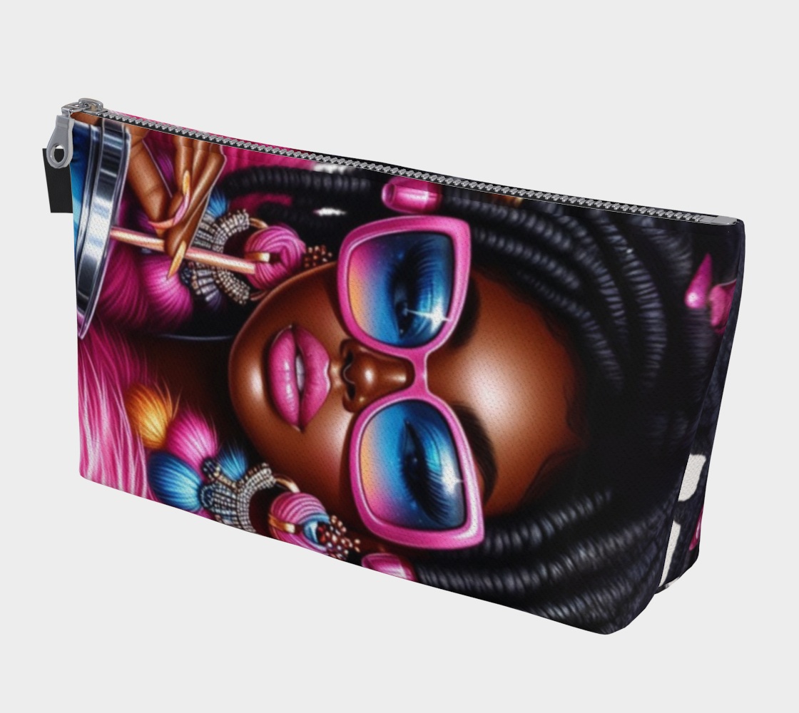 Unbothered Energy Tote Makeup Bag