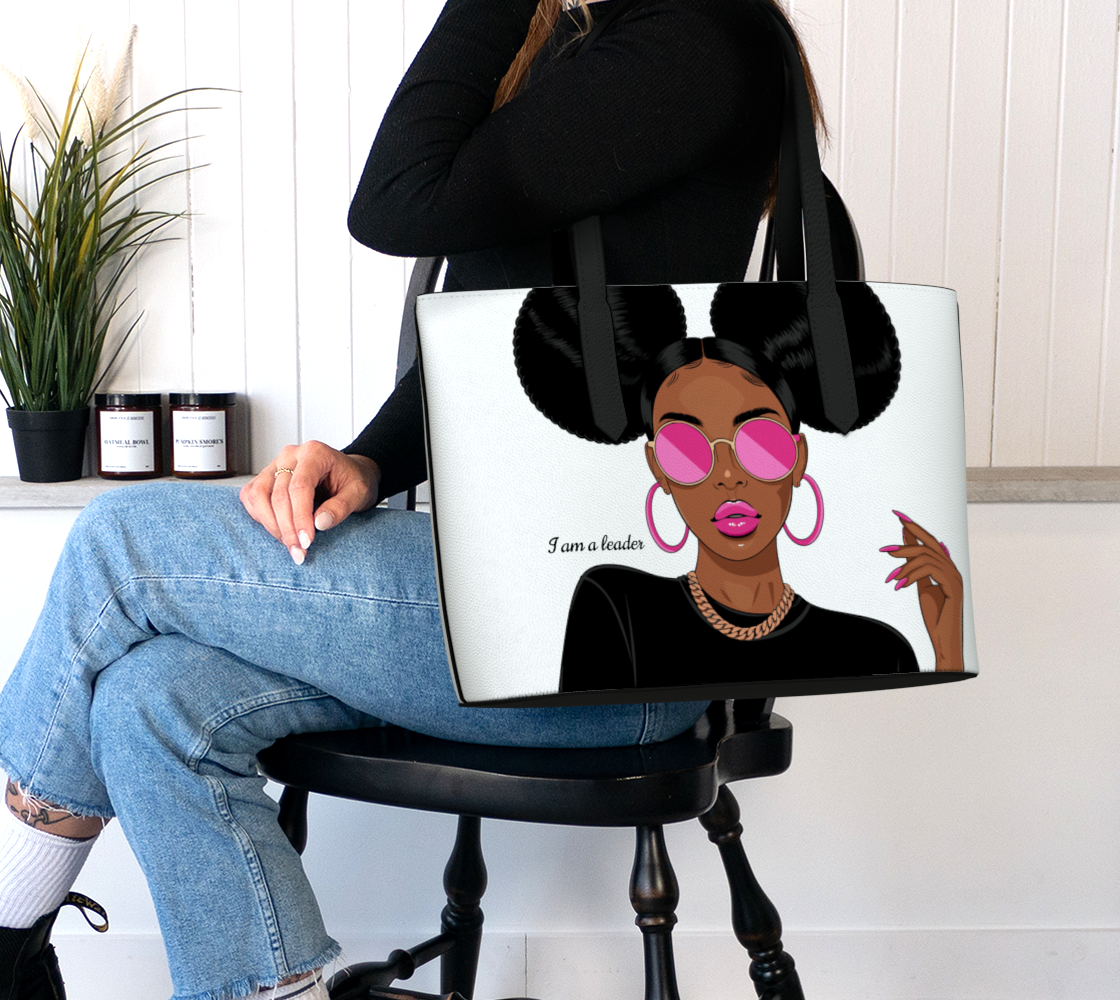 I Am A Leader. Clock it! Tote Bag