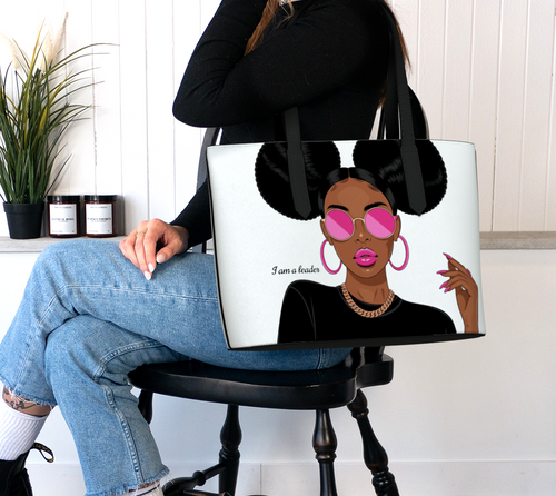 I Am A Leader. Clock it! Tote Bag