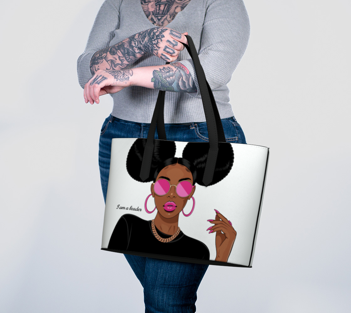 I Am A Leader. Clock it! Tote Bag
